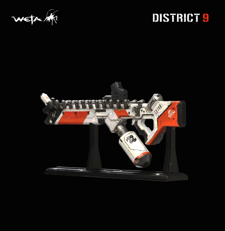Futuristic Weapon Model — Black