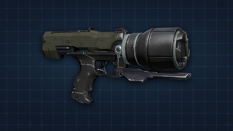 futuristic weapon model
