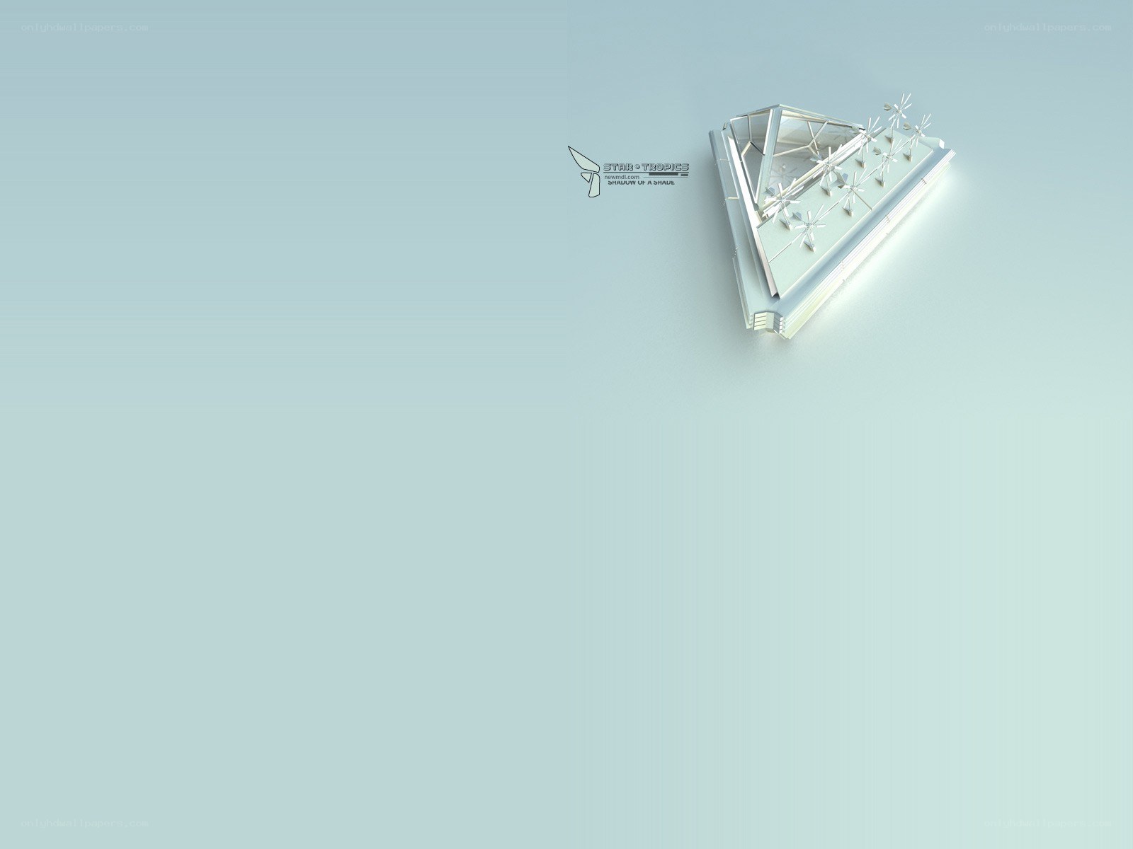 futuristic white structure
