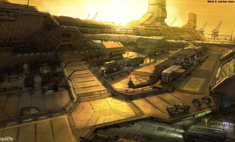 Futuristic Worker Town