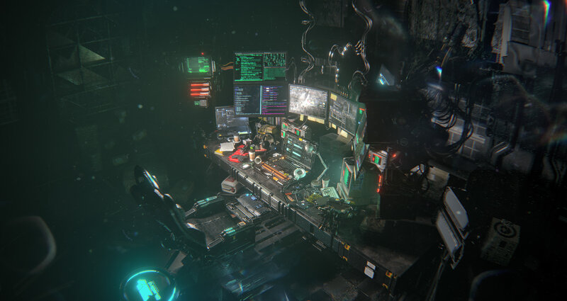Futuristic Workstation