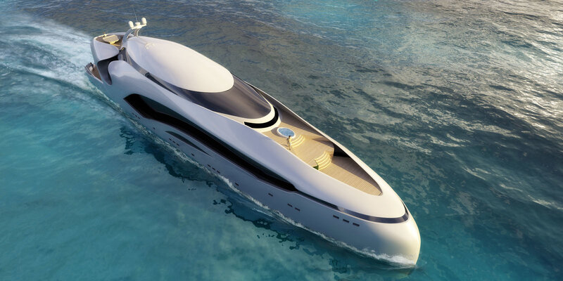 Futuristic Yacht