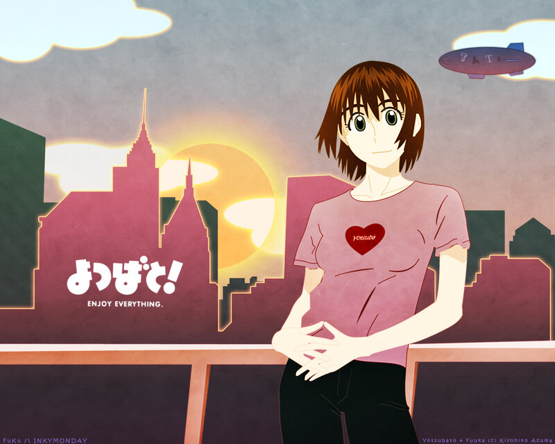 Fuuka in the city