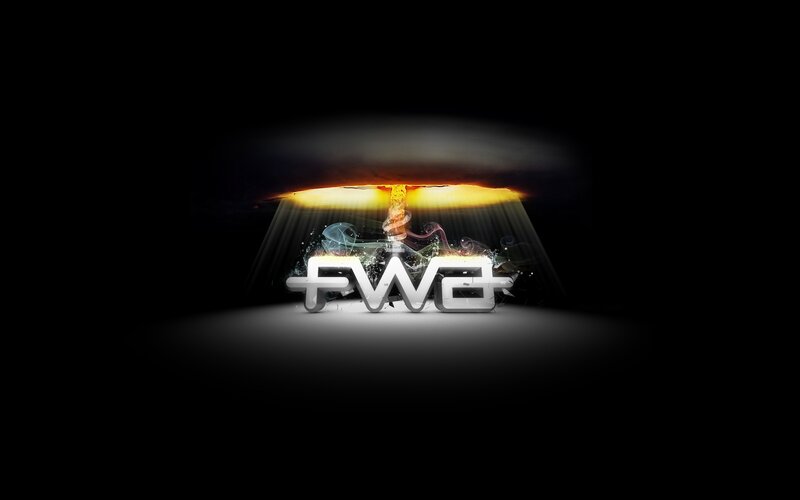 FW2 logo with light effect