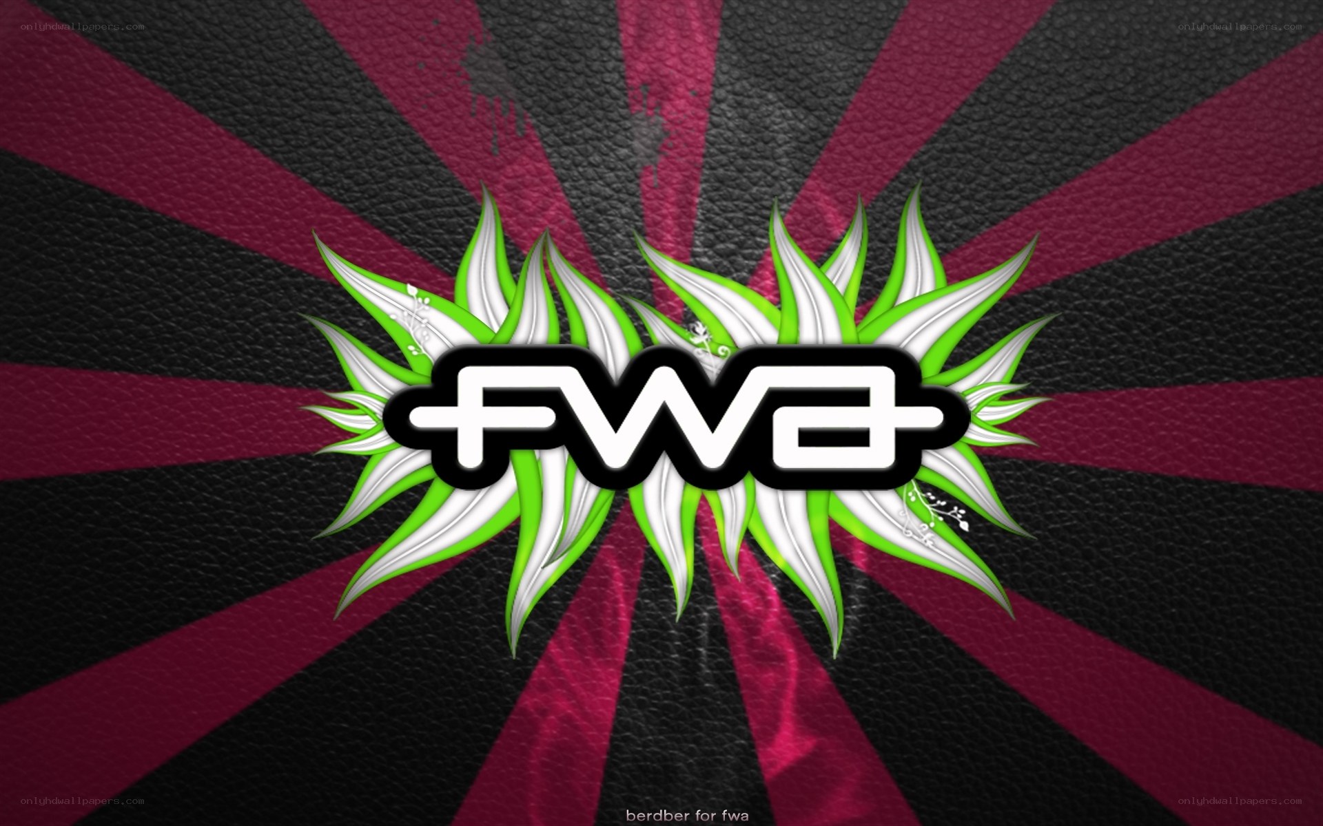 FWA logo with floral design