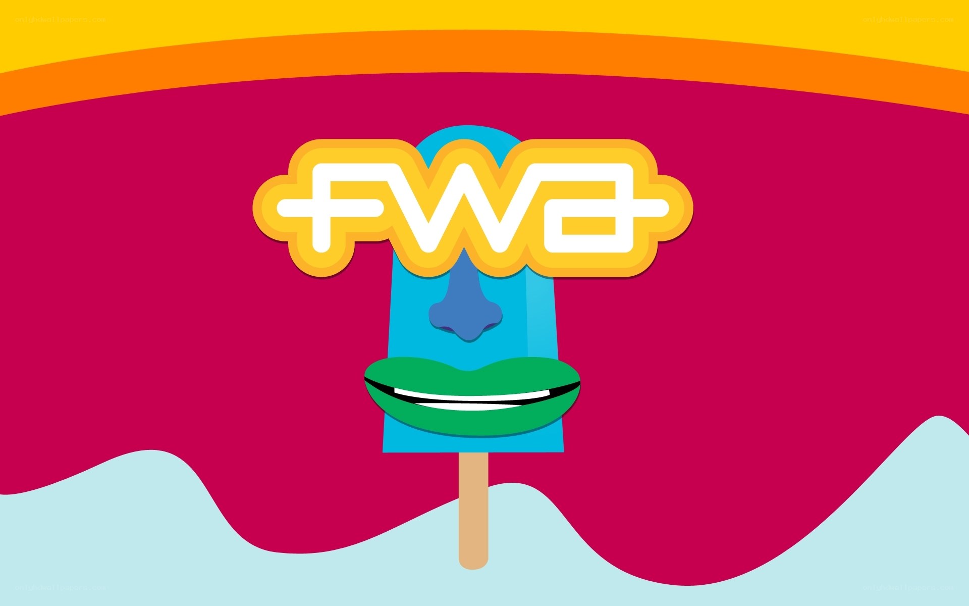 Fwa logo with popsicle