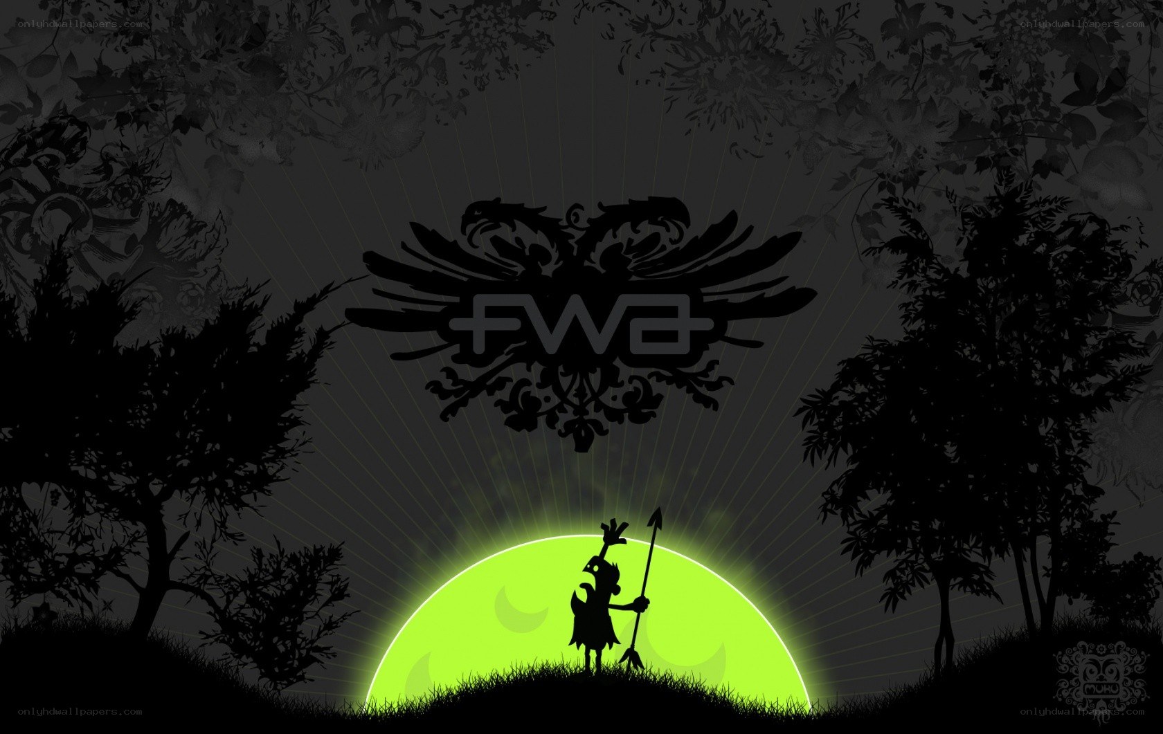 FwB logo with silhouette
