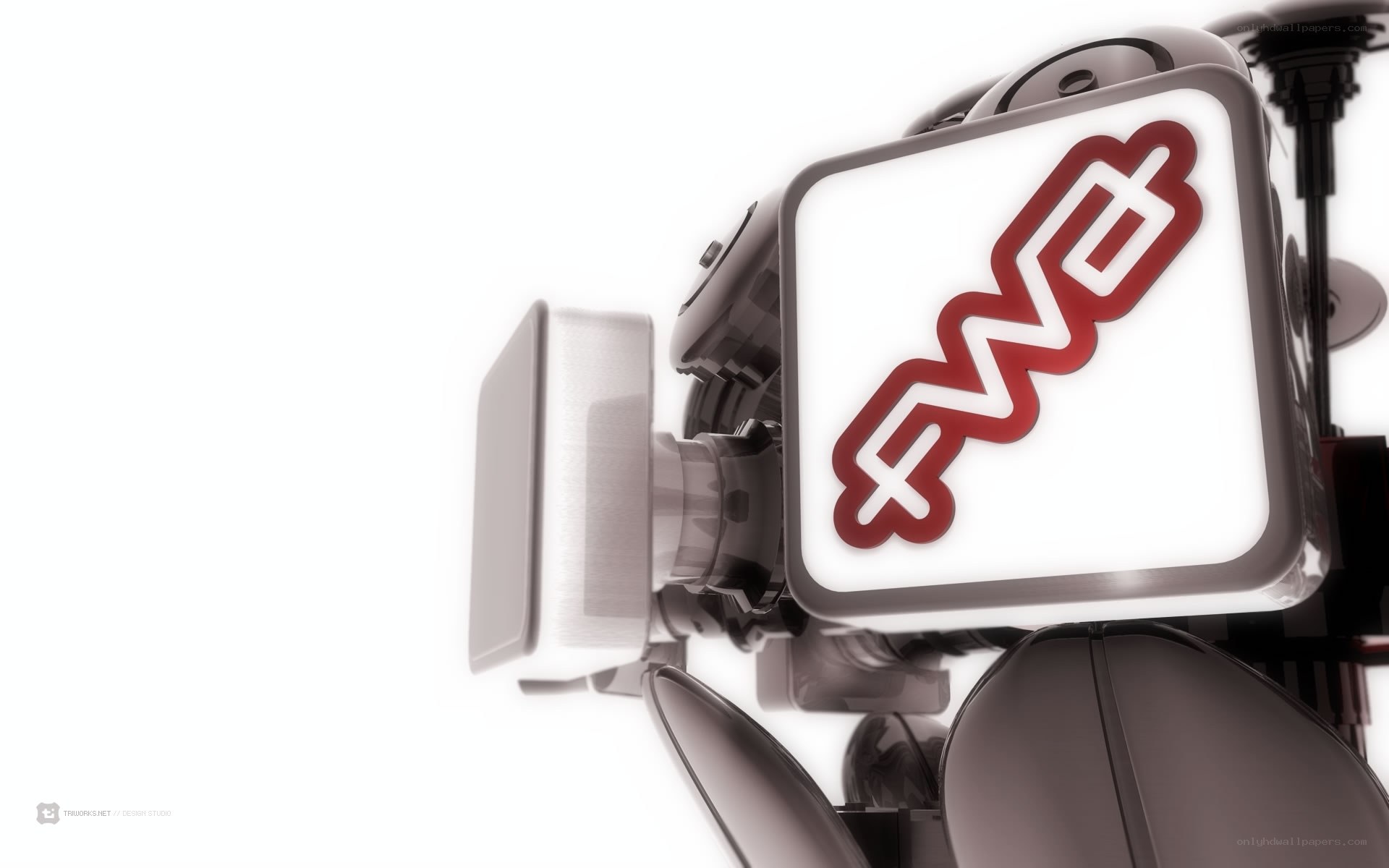 FWD logo on robotic arm