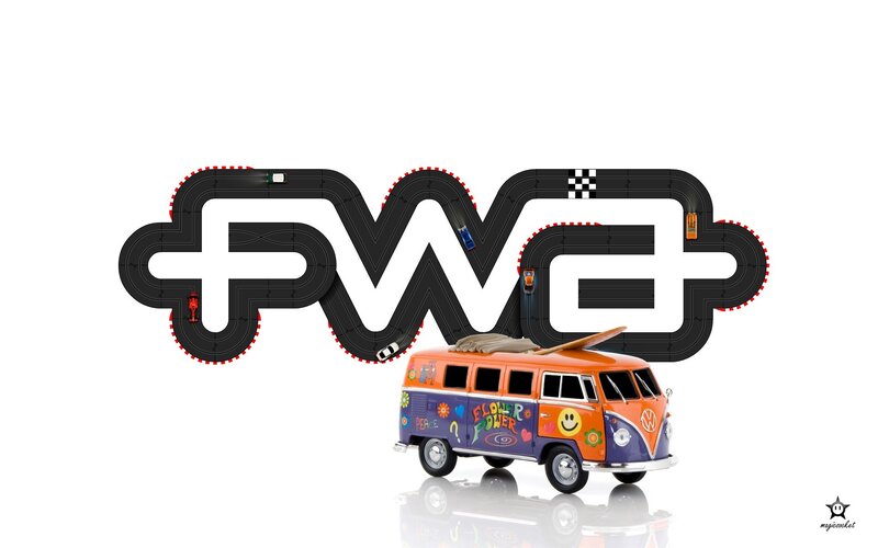 FWD race track with van