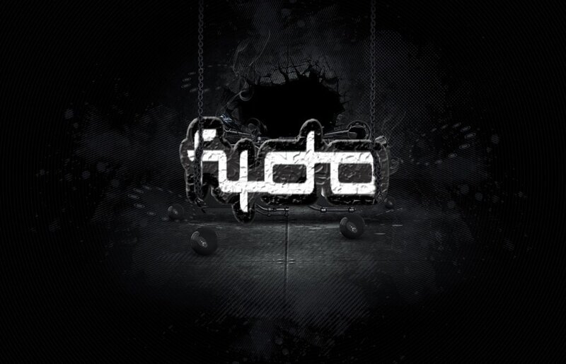 Fydo logo on dark background