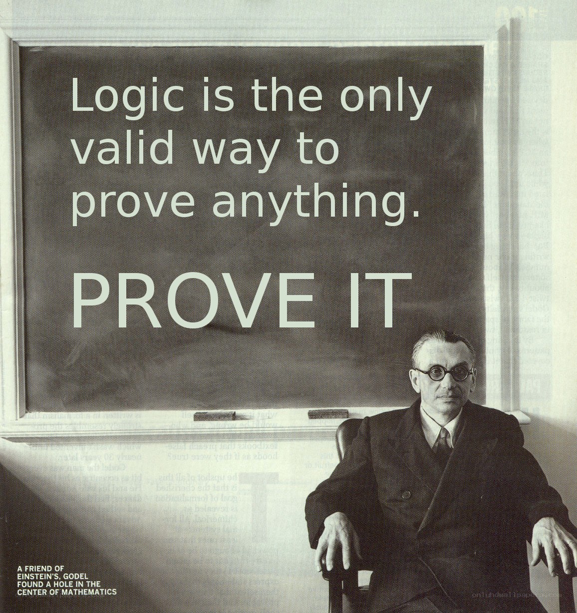 Gödel on logic and proof
