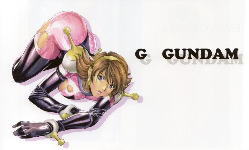 G Gundam character art
