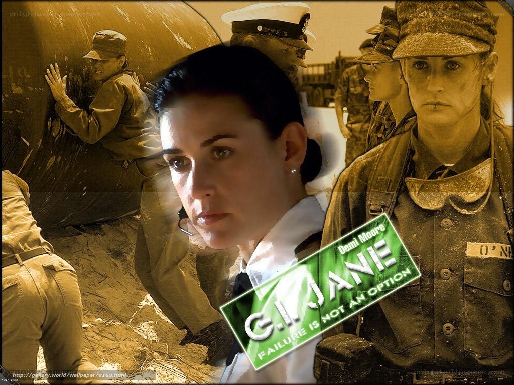 G.I. Jane movie poster collage