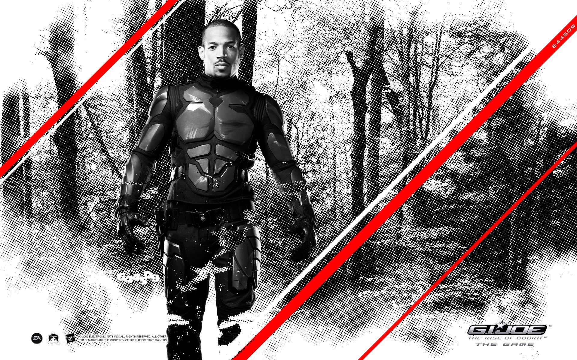 G.I. Joe character in forest