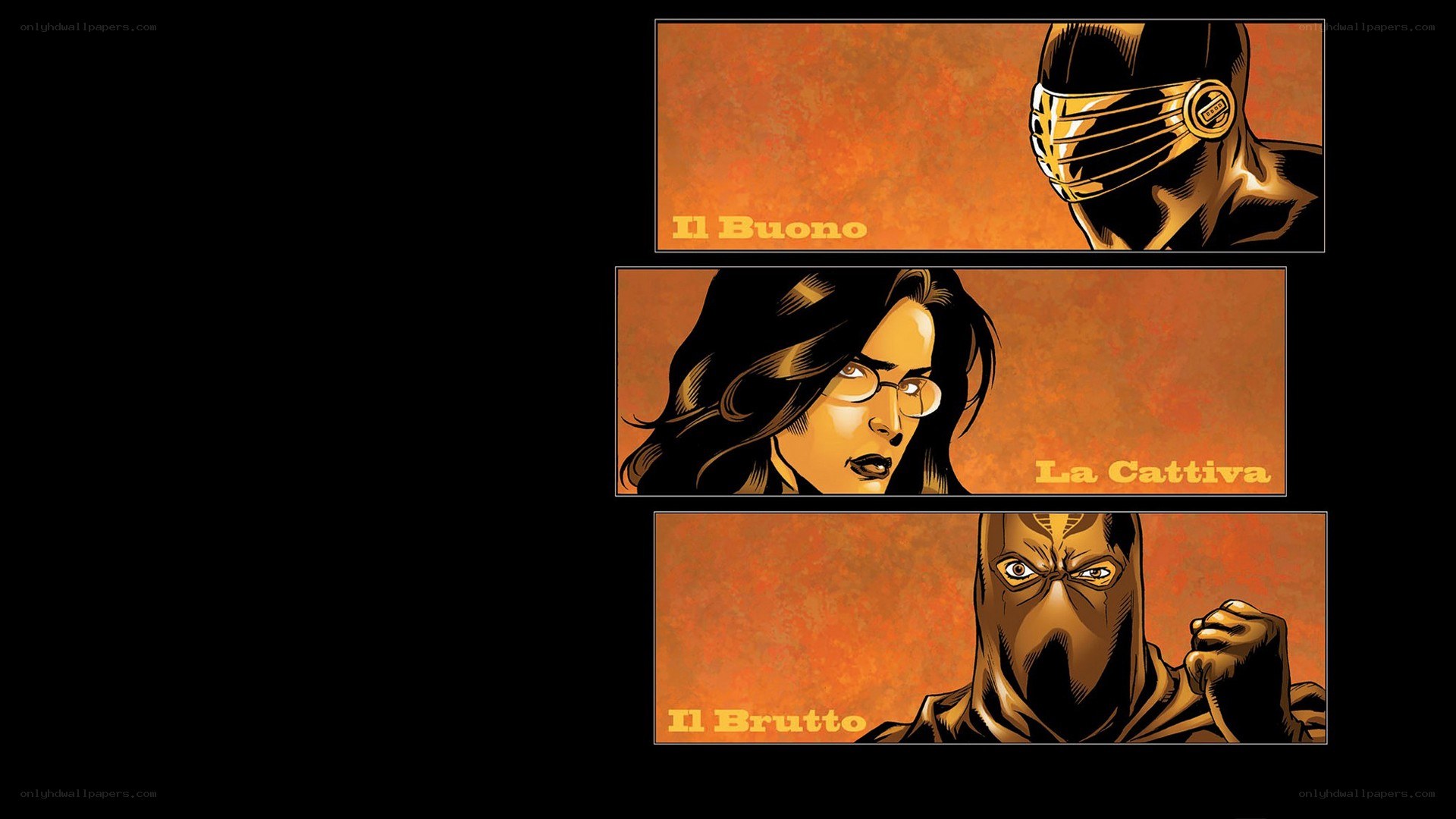 G.I. Joe character trio
