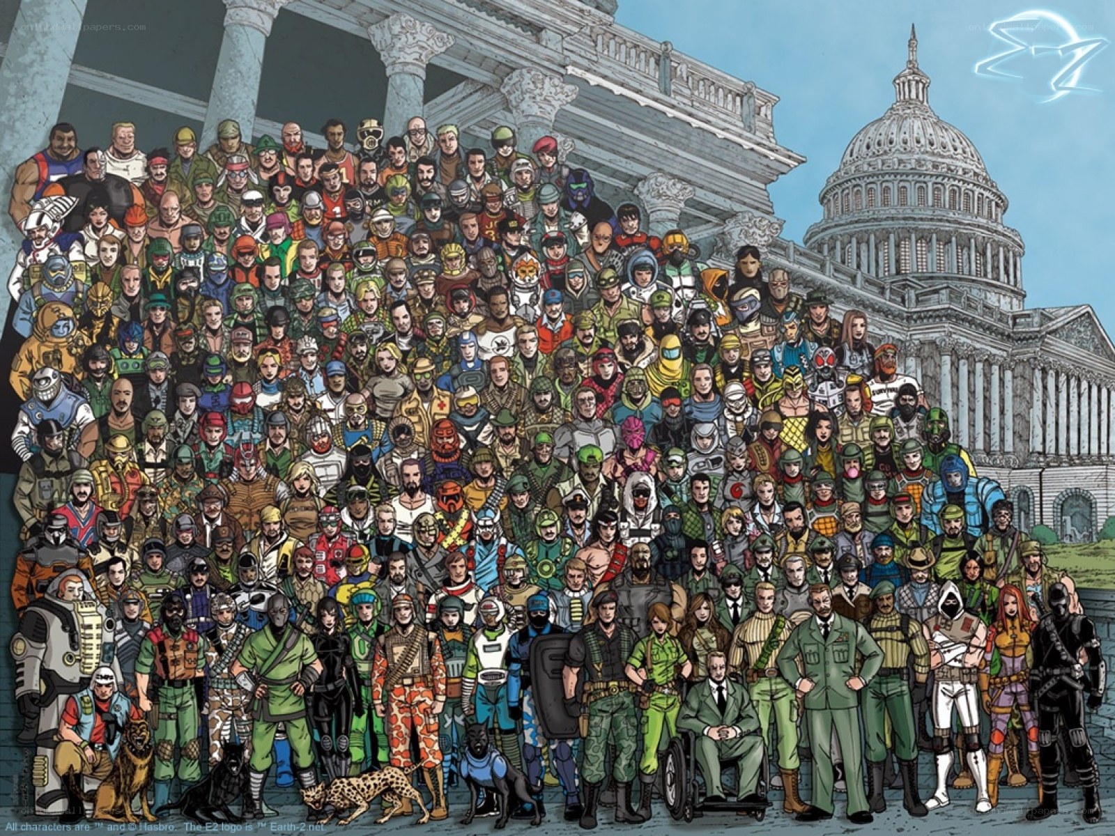 G.I. Joe characters group portrait