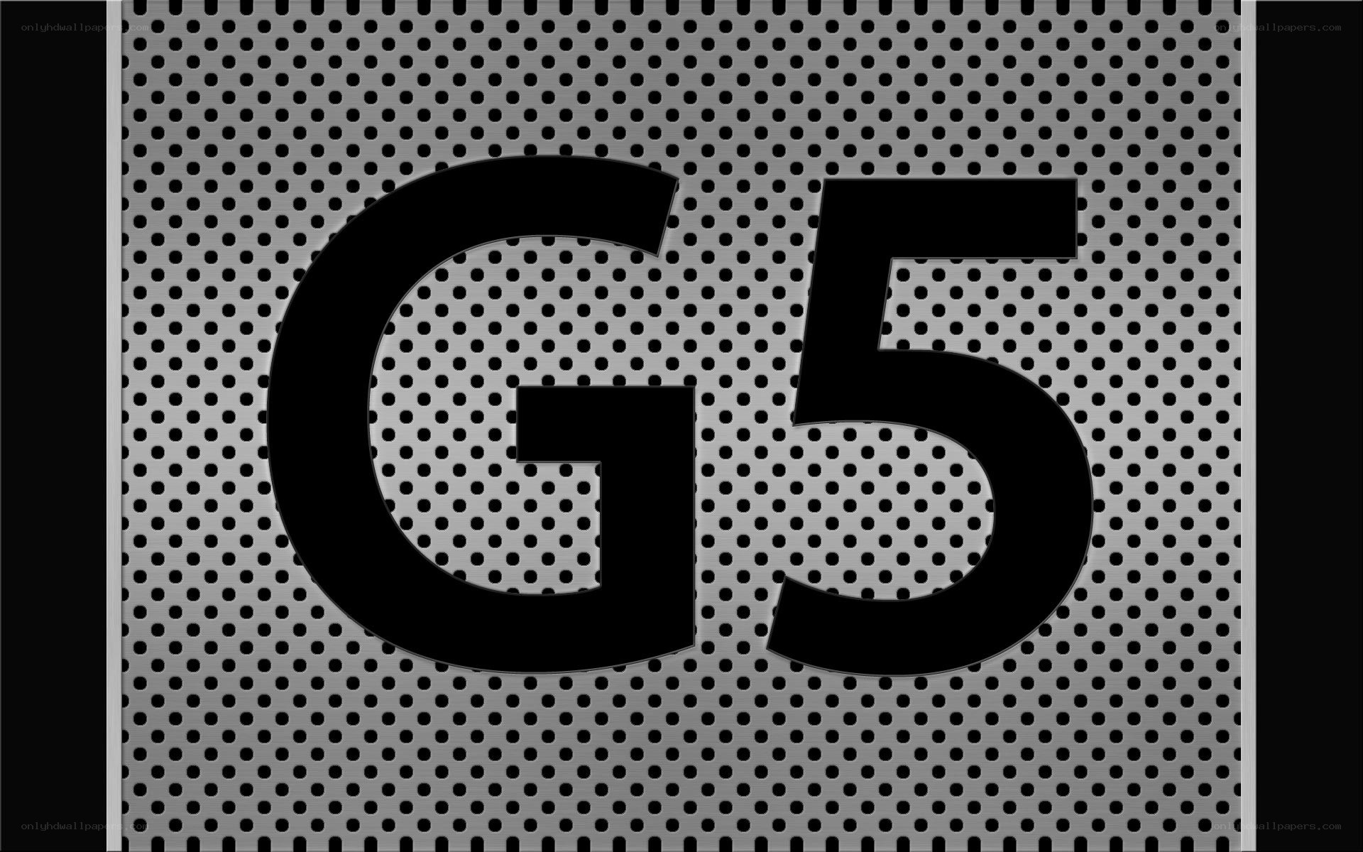 G5 on perforated metal