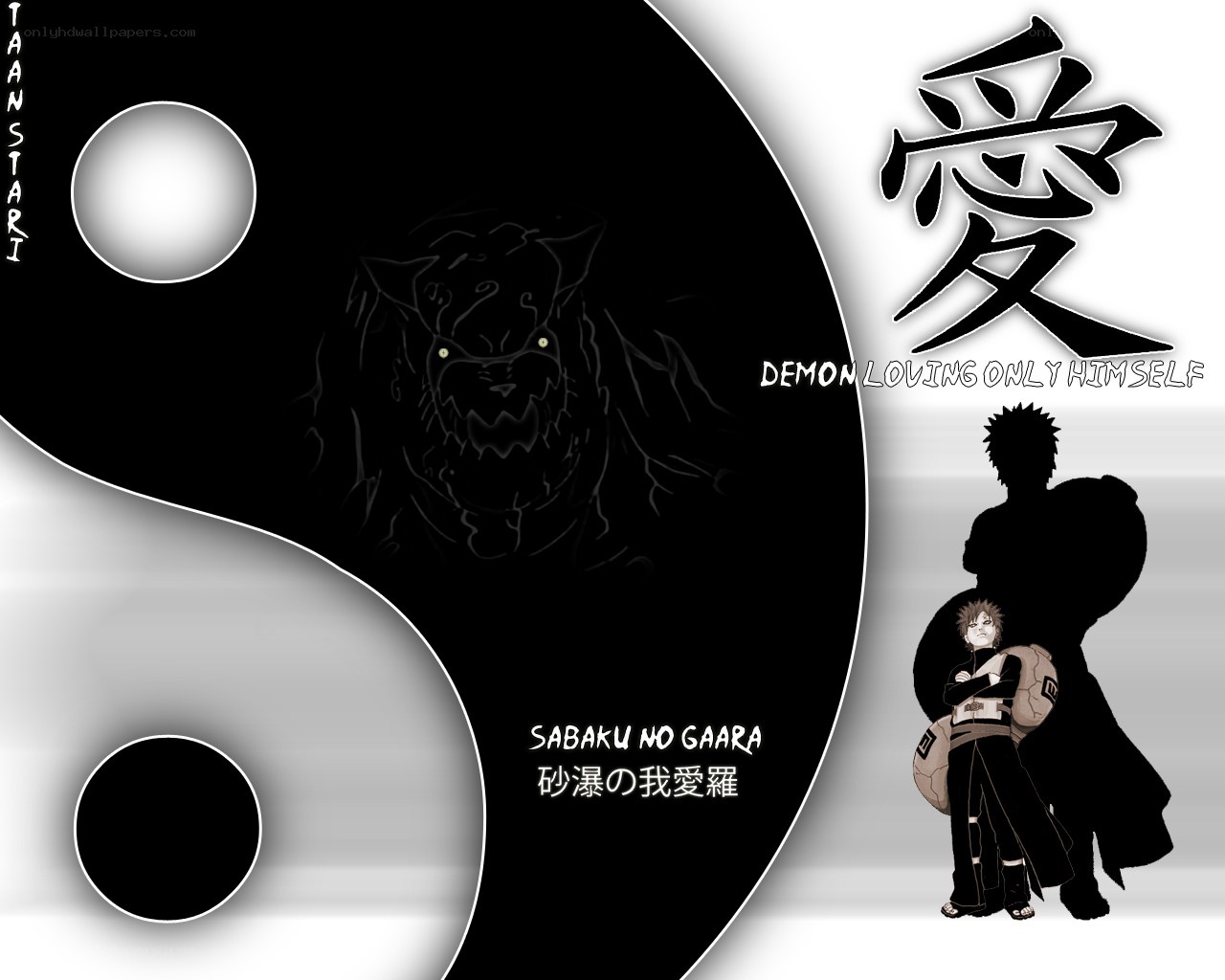 Gaara and the Nine-Tails