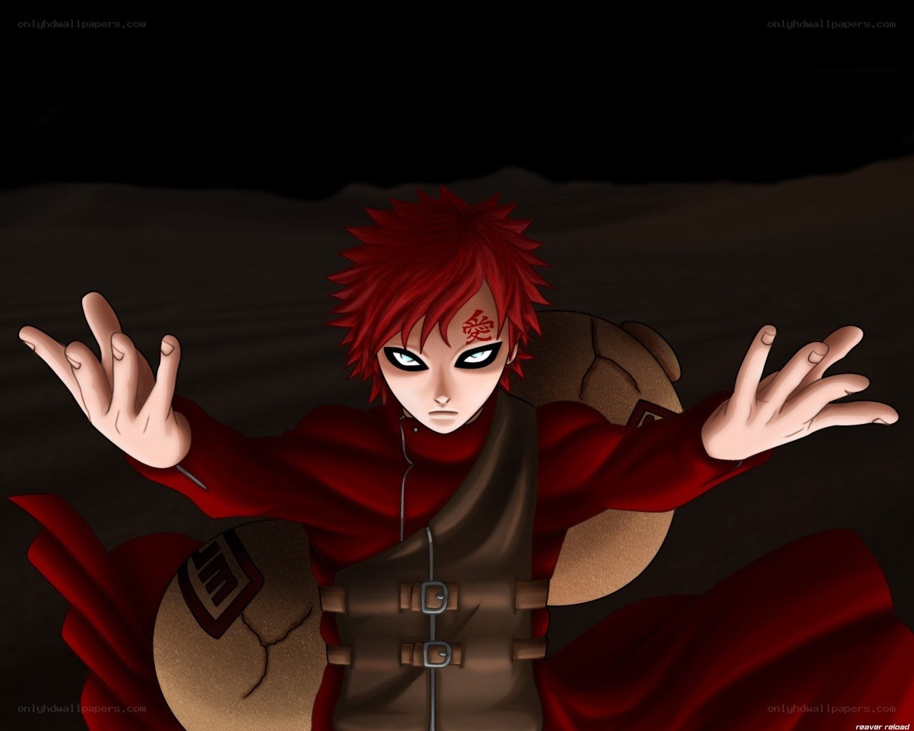 Gaara in sand armor