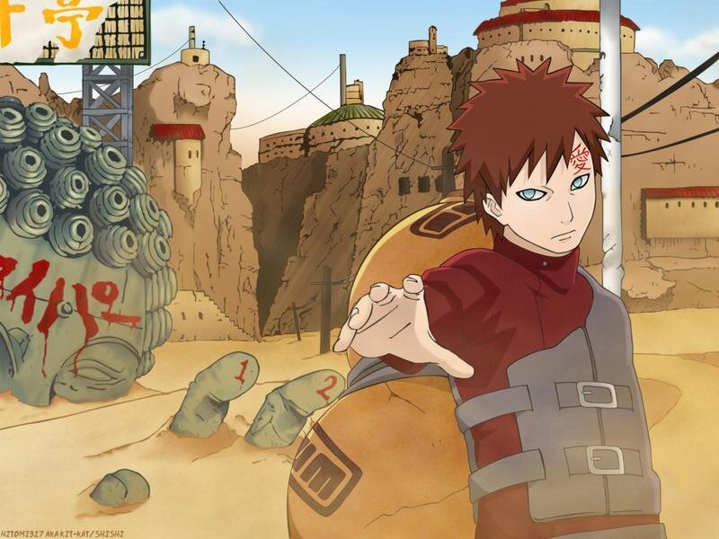 Gaara in Sunagakure