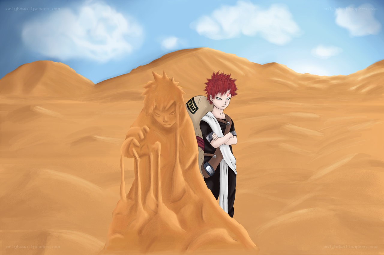 Gaara in the desert