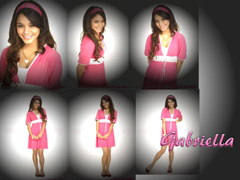 Gabriella in pink dress