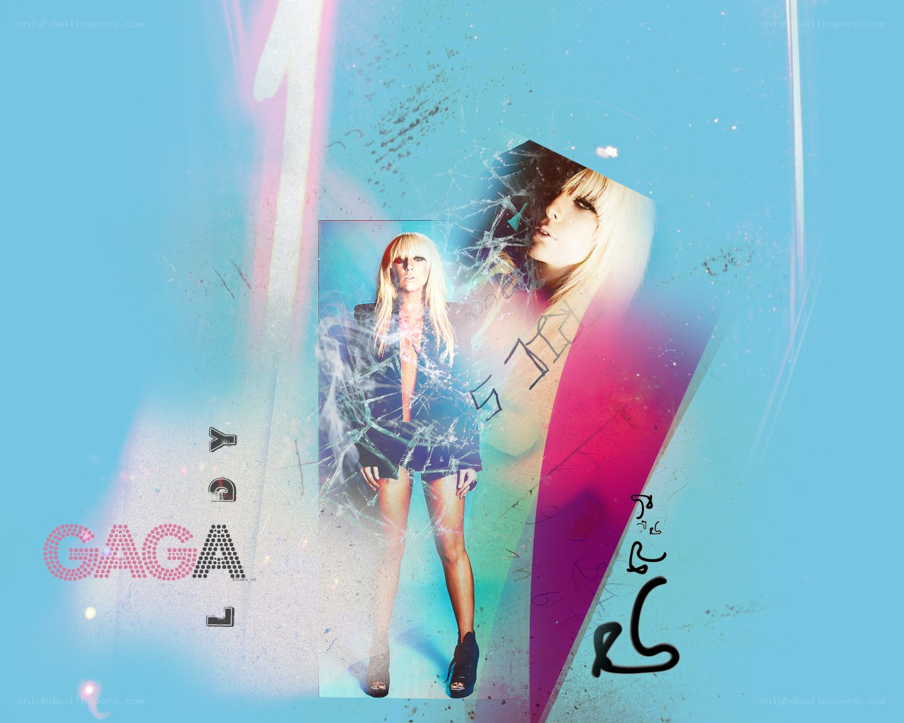 Gaga collage artwork