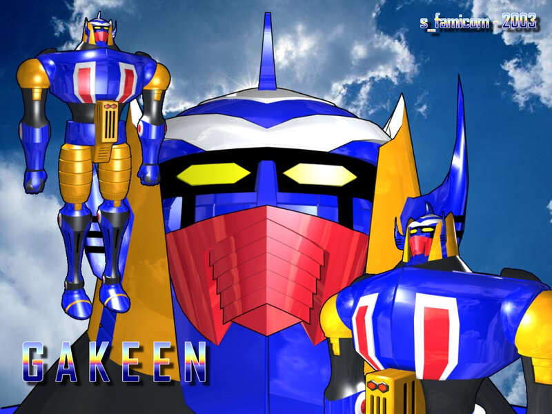 Gakeen robot characters