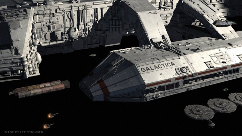 Galactica in space