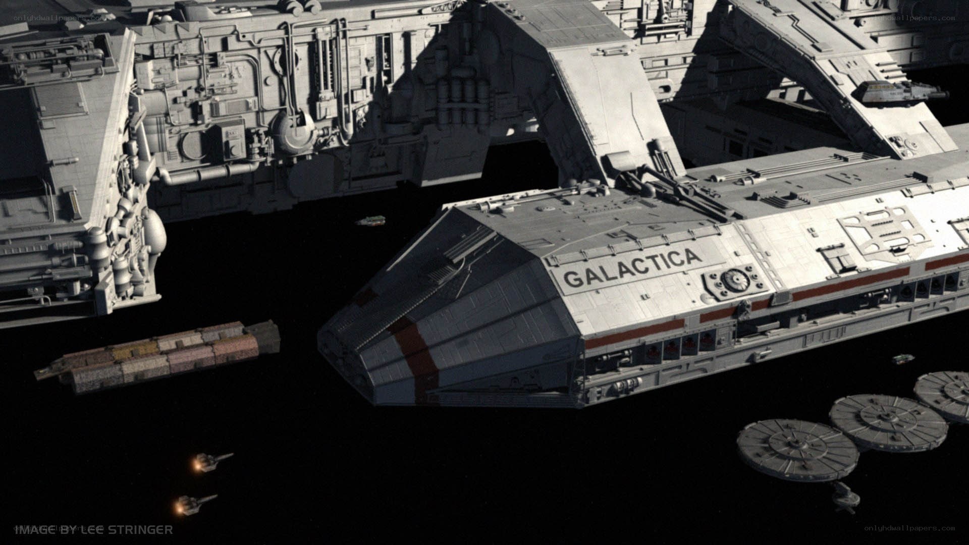 Galactica in space