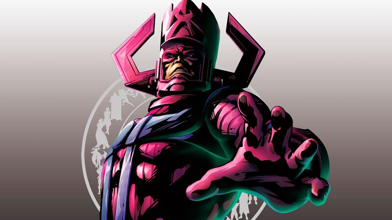 Galactus in Armor — Pink, Dramatic