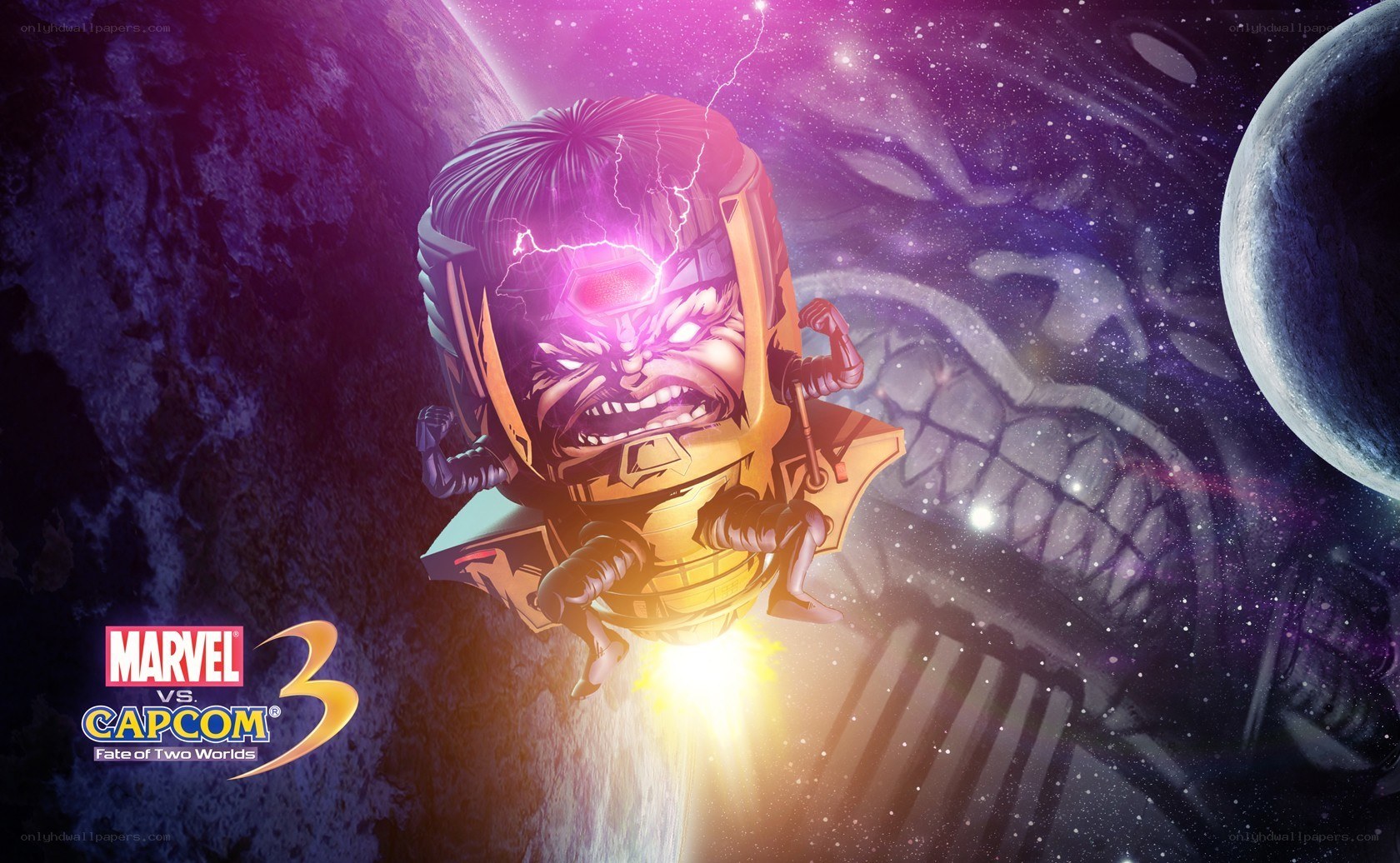 Galactus in space battle