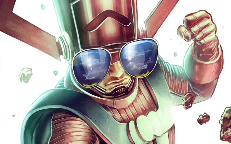 Galactus in sunglasses