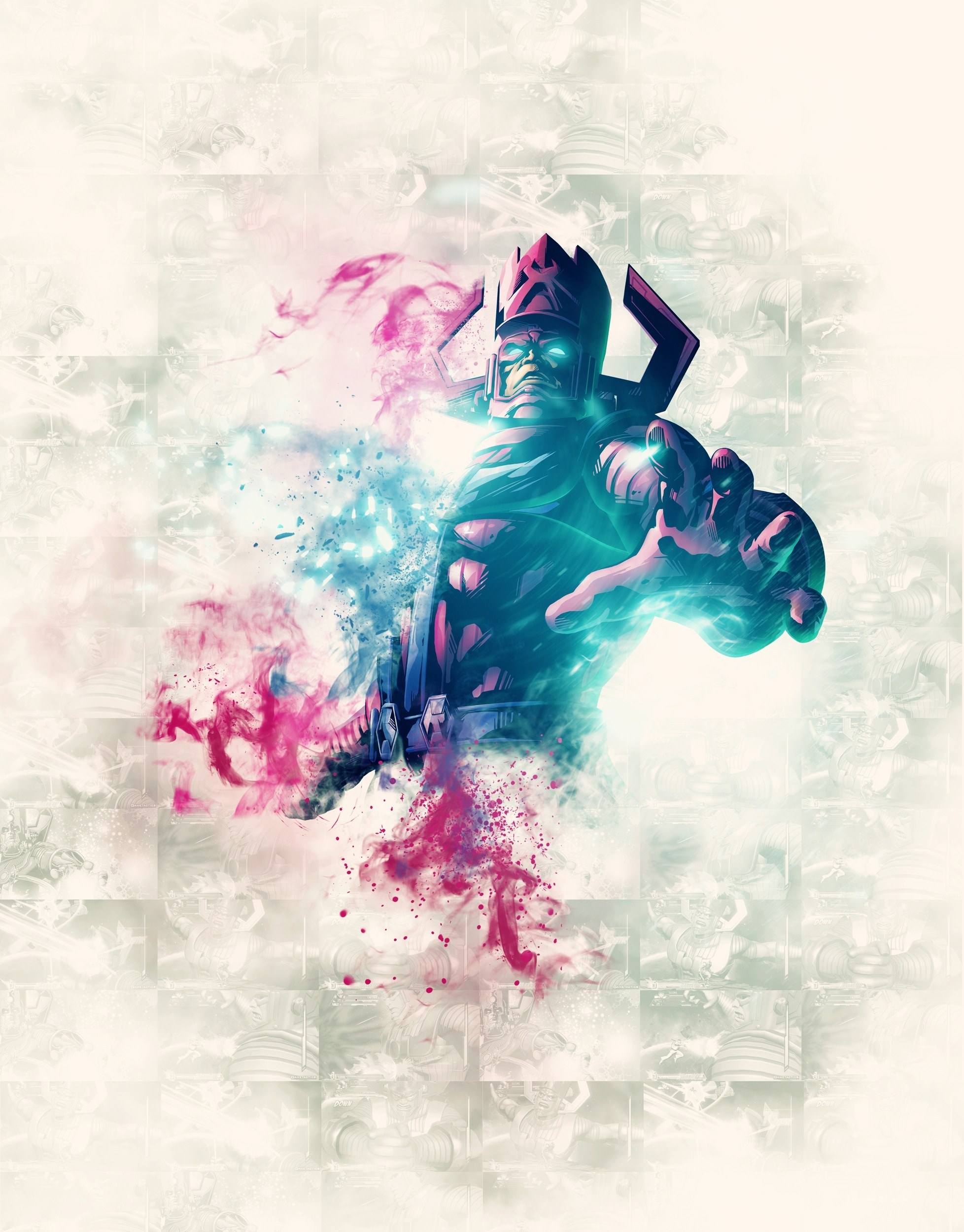 Galactus unleashes cosmic energy