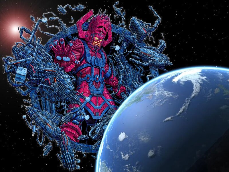 Galactus with Earth