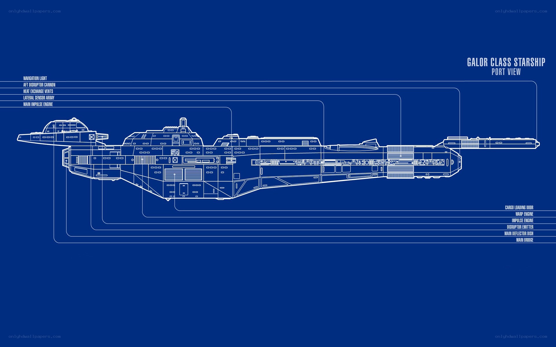 Galar Class Starship Blueprint