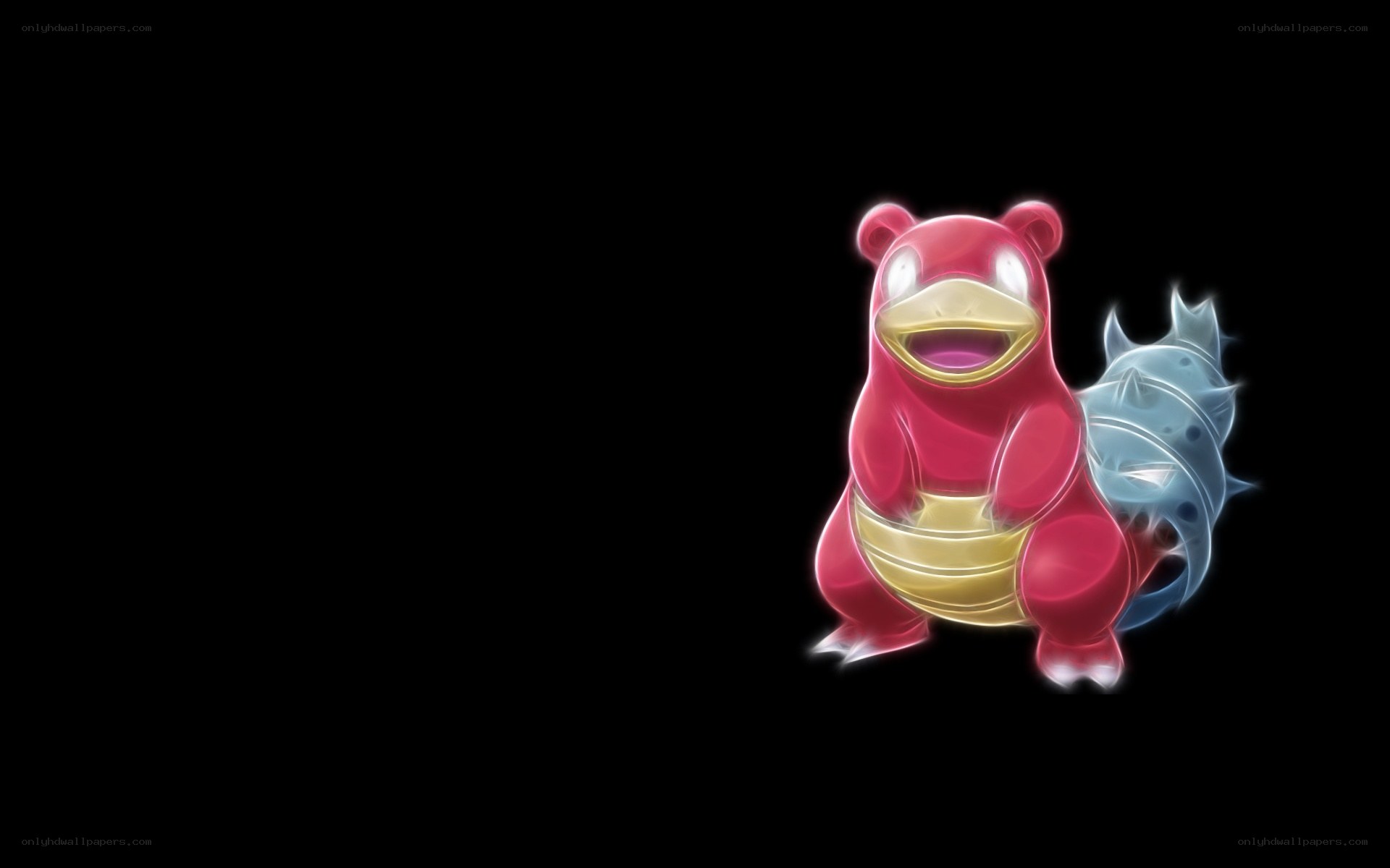 Galarian Slowbro glowing