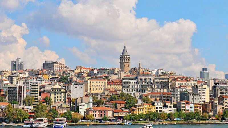 Galata Tower and City
