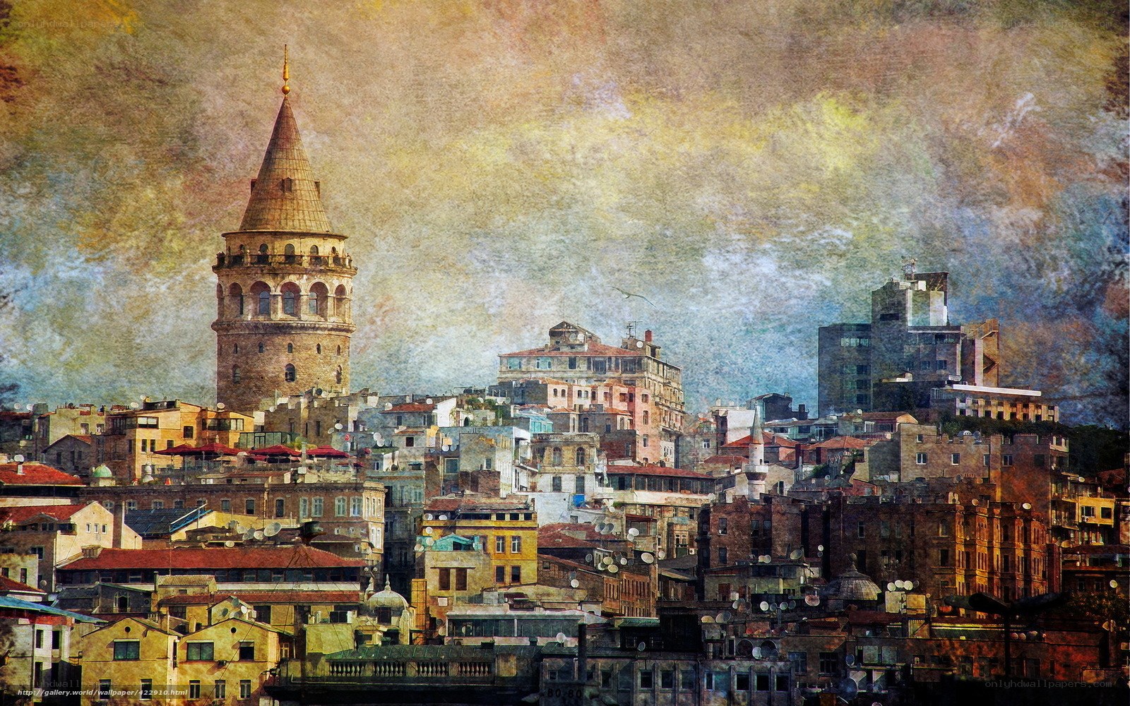 Galata Tower and Istanbul skyline