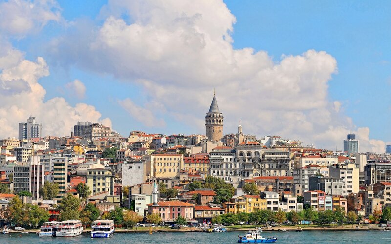Galata Tower and Istanbul skyline