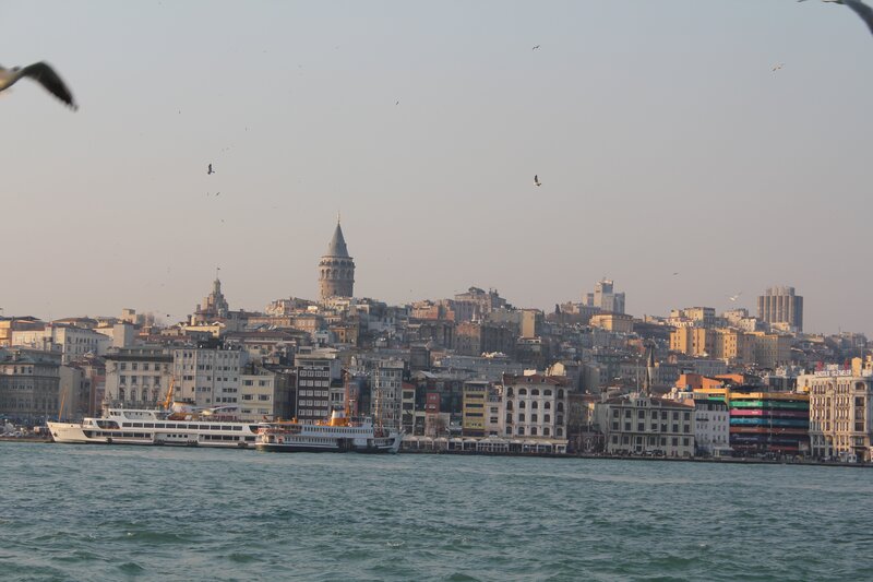 Galata Tower and Istanbul waterfront