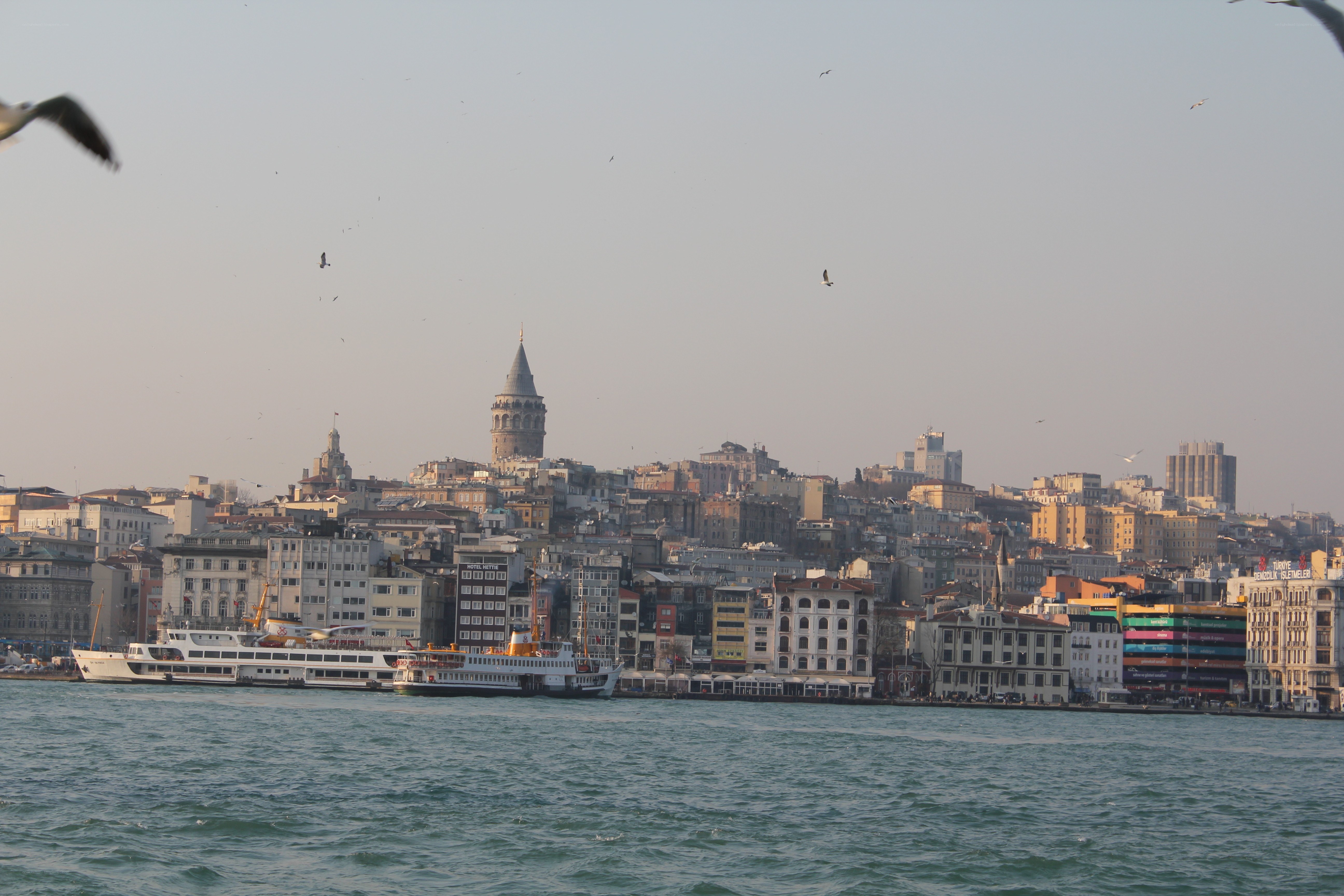 Galata Tower and Istanbul waterfront