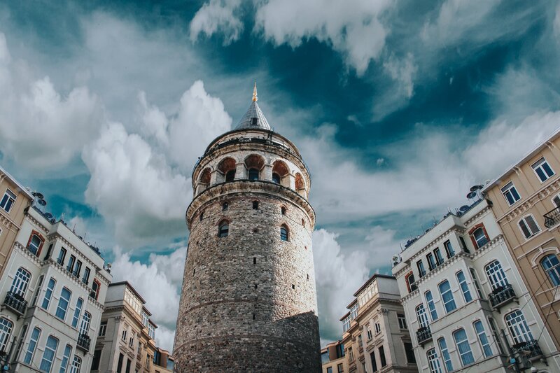 Galata Tower — Blue