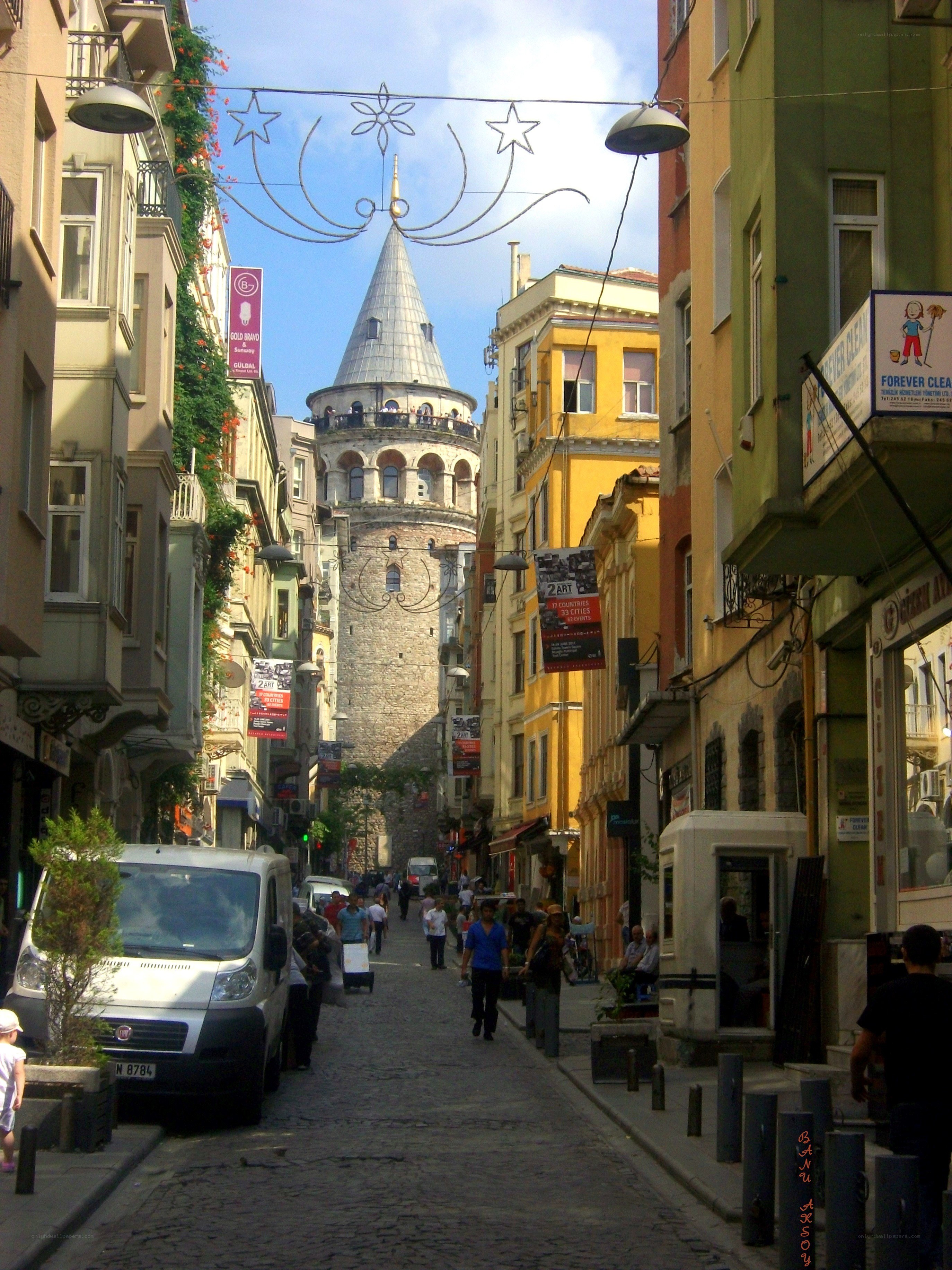 Galata Tower street view
