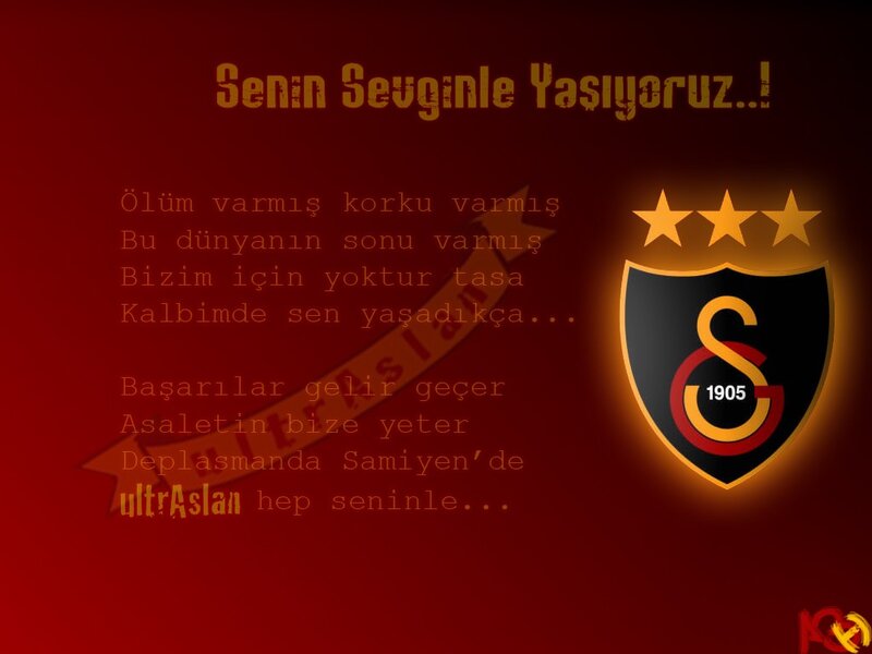 Galatasaray fan message