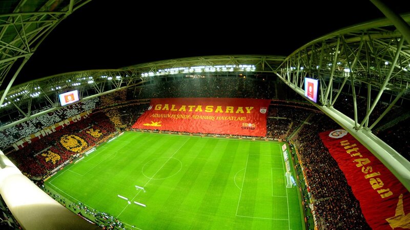 Galatasaray Fans in Stadium