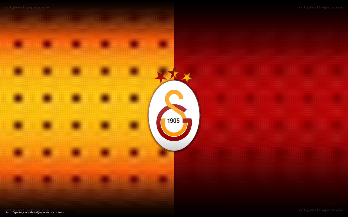 Galatasaray FC logo wallpaper