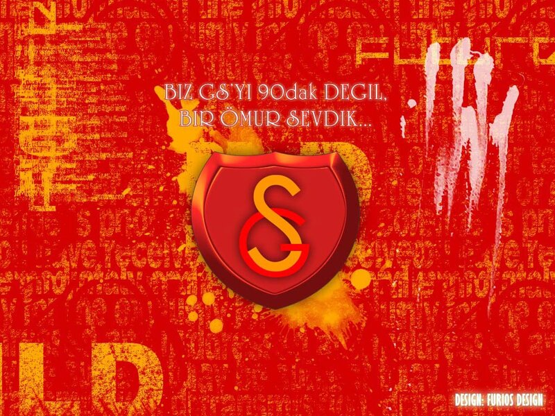 Galatasaray FC logo with slogan