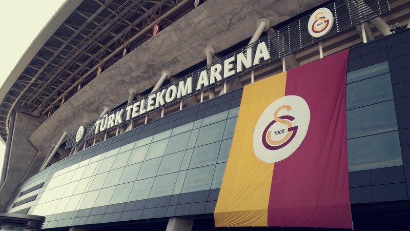 Galatasaray Flag at Stadium