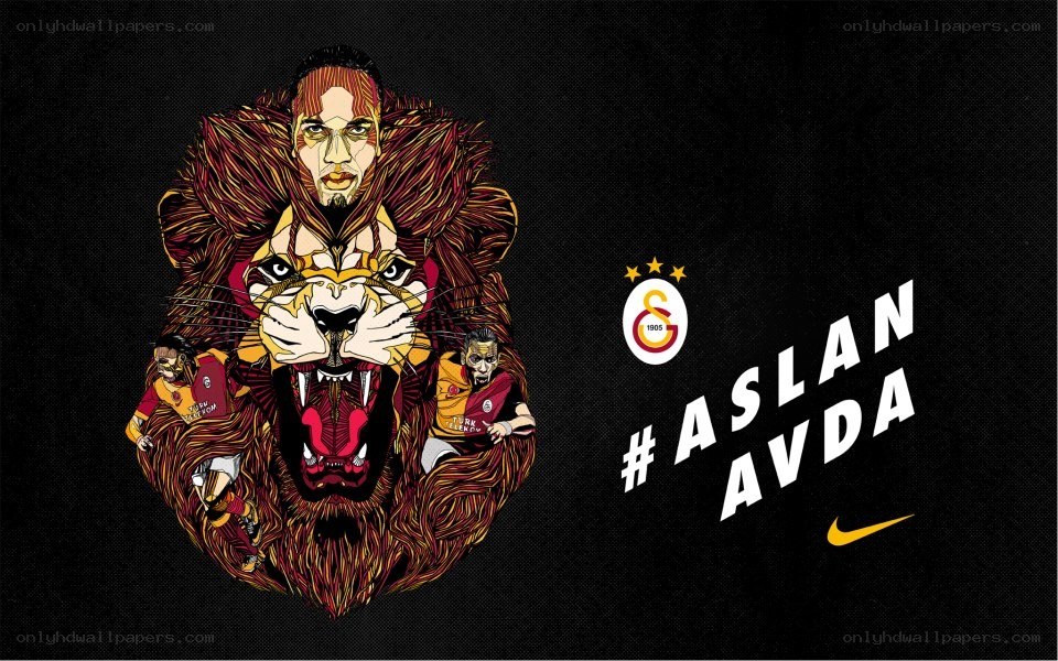 Galatasaray lion artwork